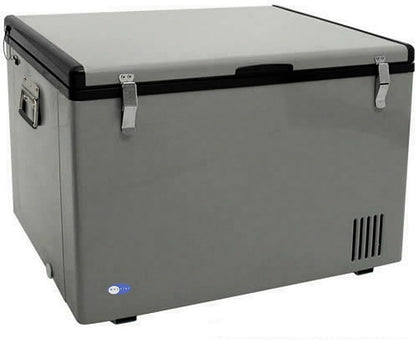 85-Quart Portable Refrigerator and Freezer for Camping, RV, Road Trips and Outdoor Adventures, Dual Power AC/DC Travel Cooler with Adjustable Temperature Control