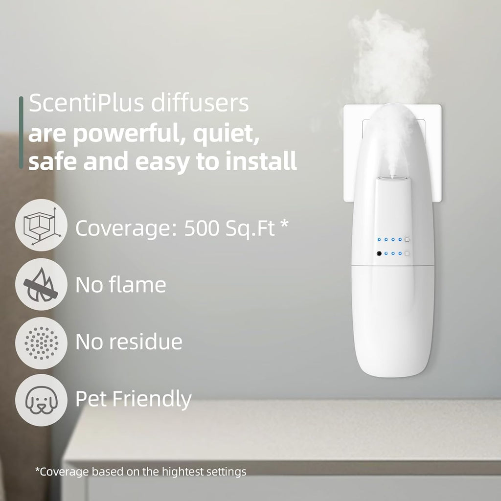 Waterless Nano Scent Diffuser for Home and Office, Cold-Air Essential Oil Fragrance Machine with 100ml Capacity for Large Rooms and Luxury Aromatherapy