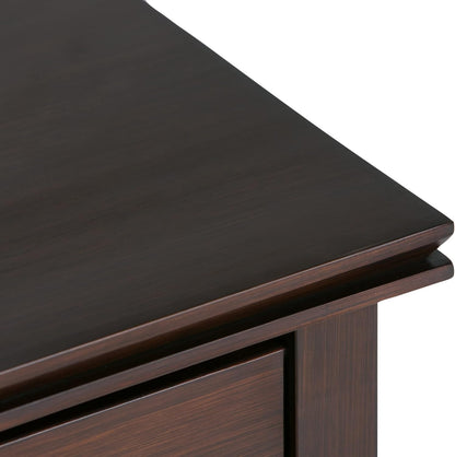 Rustic Brown Wood Nightstand with Open Shelf Storage, Compact Bedside Table for Bedroom, Living Room and Small Spaces